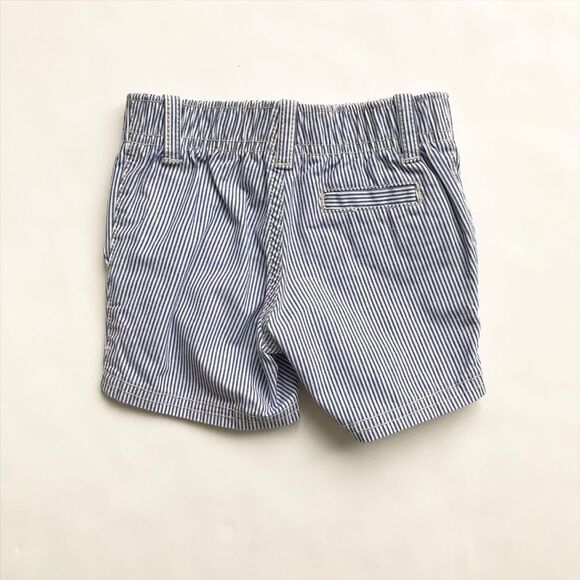 Carter’s blue pinstripe shorts EUC 6 months - Picture 5 of 5